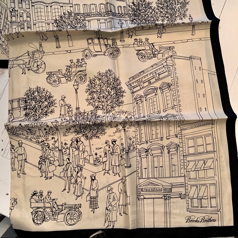 Brooks Brothers silk scarf